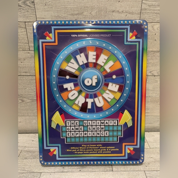 Wheel of Fortune Game Tin   Collectable - Picture 2 of 8